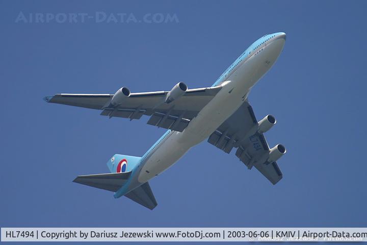 HL7494, Boeing 747-4B5 C/N 27662, Boeing 747-4B5  C/N 27662, HL7494