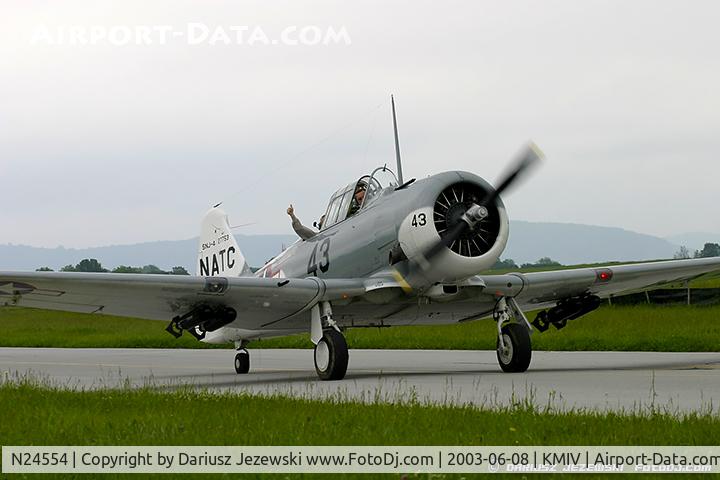 N24554, 1943 North American SNJ-4 Texan C/N 88-12281, North American SNJ-4 Texan  C/N 88-12281, N24554