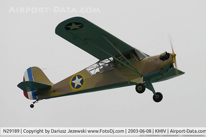 N29189, 1940 Aeronca 60-TF C/N 2510T, Aeronca 60-TF 