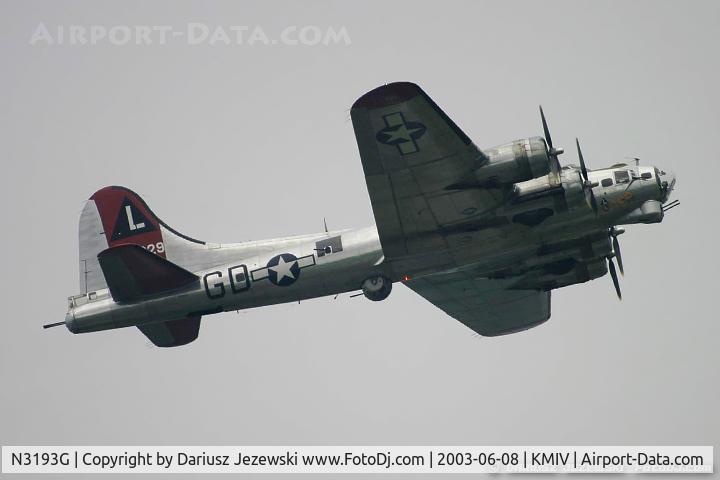 N3193G, 1944 Boeing B-17G Flying Fortress C/N 77255, Boeing B-17G Flying Fortress 