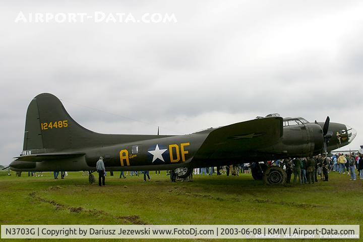 N3703G, 1945 Boeing B-17G Flying Fortress C/N 44-83546-A, Boeing B-17G Flying Fortress 