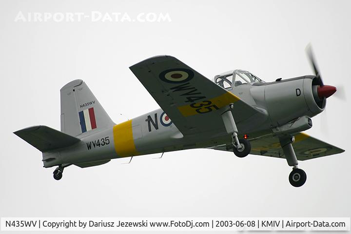N435WV, 1956 Percival P-56 Provost T1 C/N PAC/F/423, Percival P-56 Provost T Mk.1 C/N XF914, N435WV