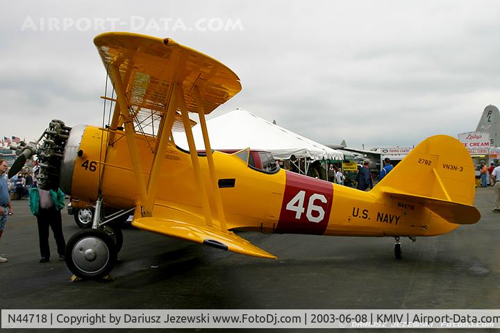 N44718, 1941 Naval Aircraft Factory N3N-3 C/N 2782, Naval Aircraft Factory N3N-3 Yellow Peril  C/N 2782, N44718