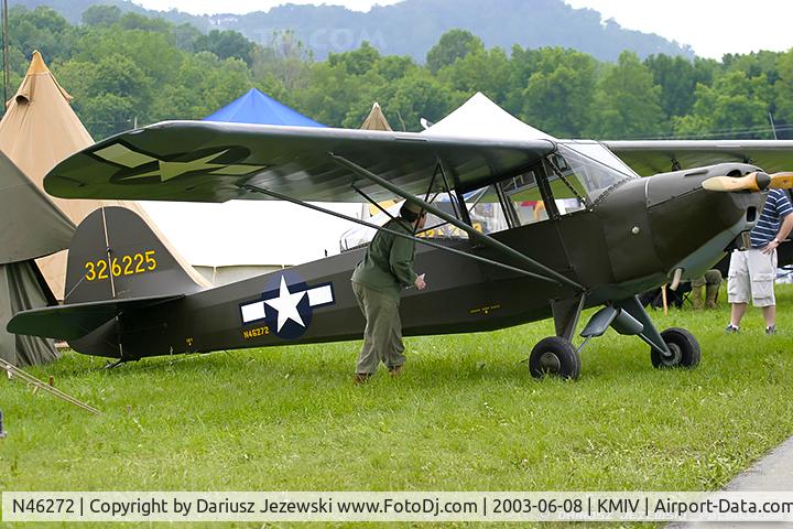 N46272, 1943 Taylorcraft DCO-65 C/N 5537, Taylorcraft DCO-65  C/N 5537, N46272