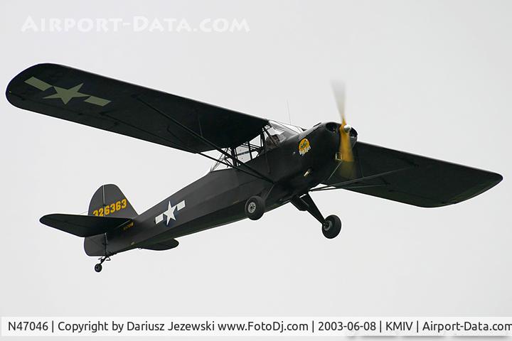 N47046, Taylorcraft DC-65 C/N L-5675, Taylorcraft DC-65 C/N L-5675, N47046