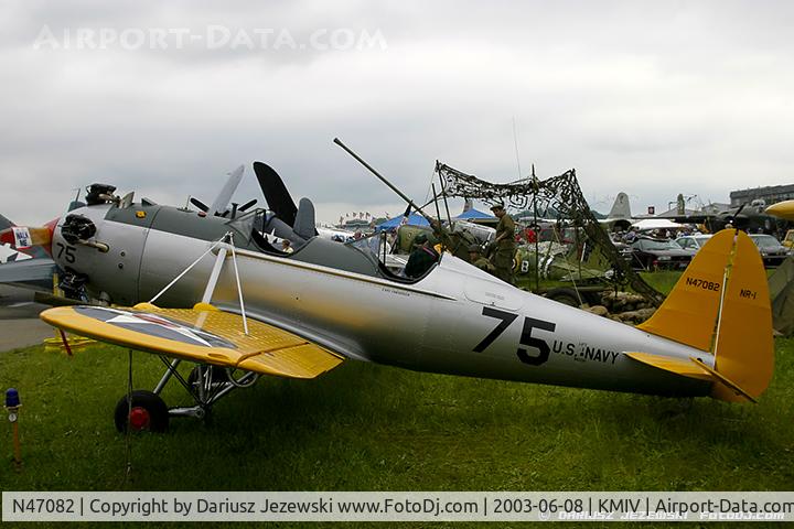 N47082, 1941 Ryan Aeronautical ST3KR C/N 1443, Ryan Aeronautical ST-3KR (PT-22)  C/N 1443, N47082
