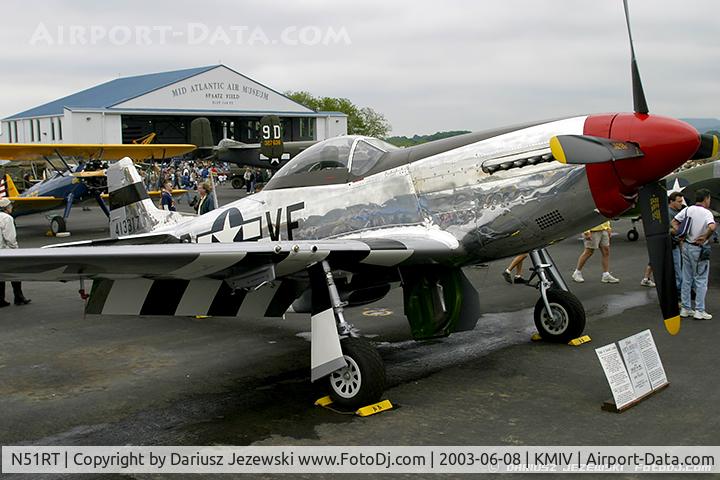 N51RT, 1944 North American F-51D Mustang C/N 122-40949, North American F-51D Mustang 