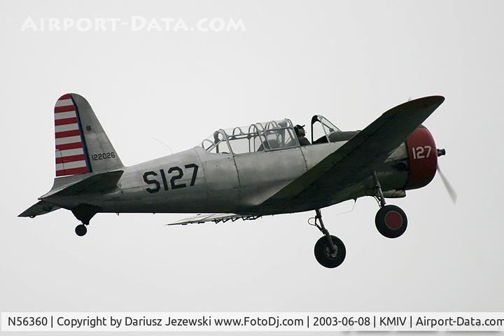 N56360, 1942 Convair BT-13A Valiant C/N 5946, Convair BT-13A Valiant C/N 5946, N56360