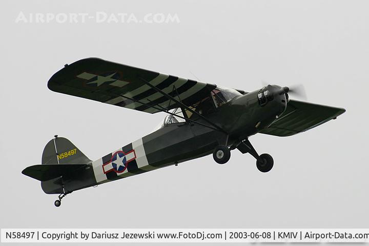N58497, 1943 Taylorcraft DCO-65 C/N 5680, Taylorcraft DCO-65 C/N 5680, N58497