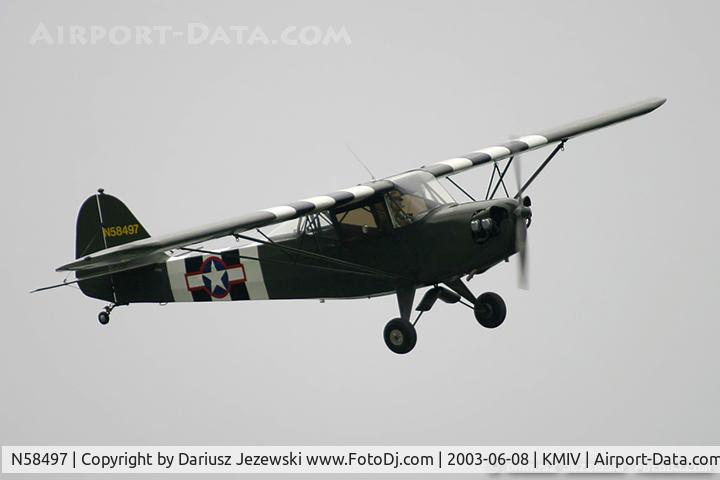 N58497, 1943 Taylorcraft DCO-65 C/N 5680, Taylorcraft DCO-65 C/N 5680, N58497