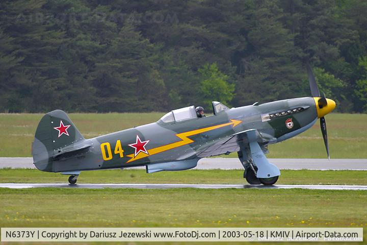 N6373Y, 1997 Yakovlev Yak-9U-M C/N 0470404, Yakovlev Yak-9U-M C/N 0470404 - Sean Caroll, N6373Y