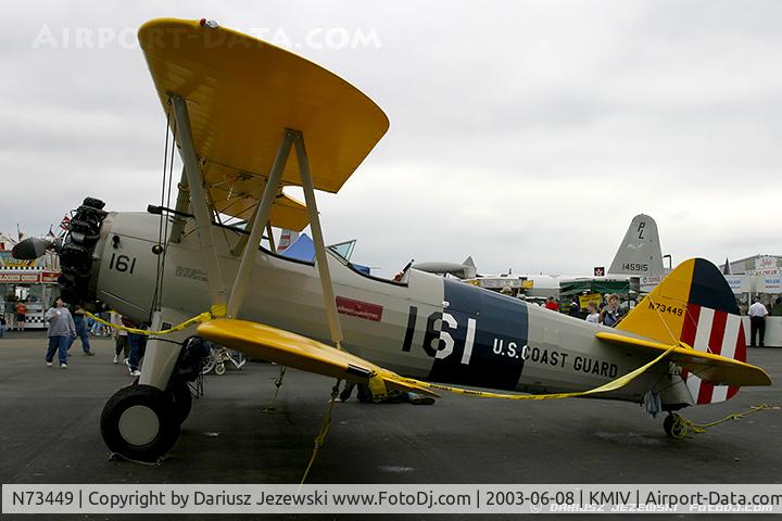 N73449, 1942 Boeing A75N1(PT17) C/N 75-3546, Boeing A-75N1 (PT-17) Stearman C/N 75-3546, N73449