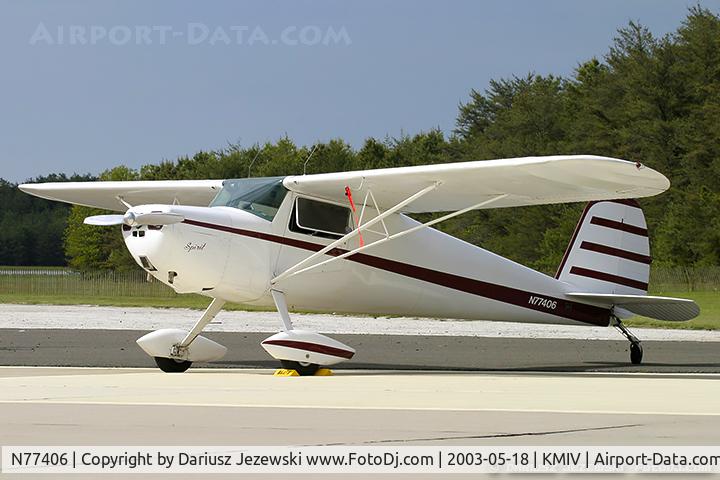 N77406, 1946 Cessna 120 C/N 11847, Cessna 120 C/N 11847, N77406