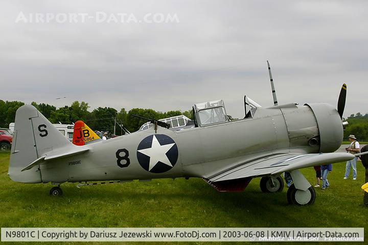 N9801C, 1943 North American SNJ-5 Texan Texan C/N 90-669, North American SNJ-5 Texan  C/N 90-669, N9801C