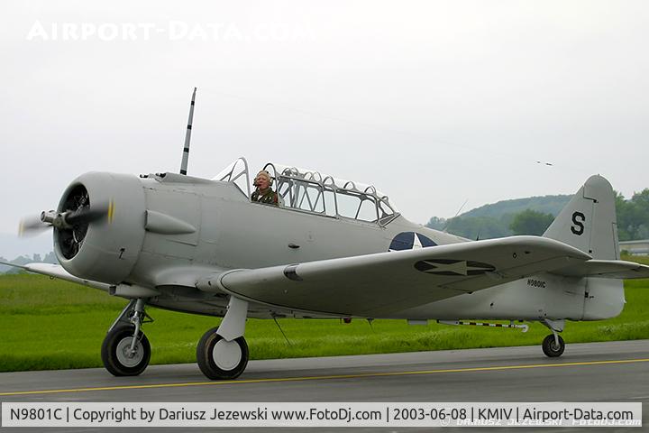 N9801C, 1943 North American SNJ-5 Texan Texan C/N 90-669, North American SNJ-5 Texan  C/N 90-669, N9801C