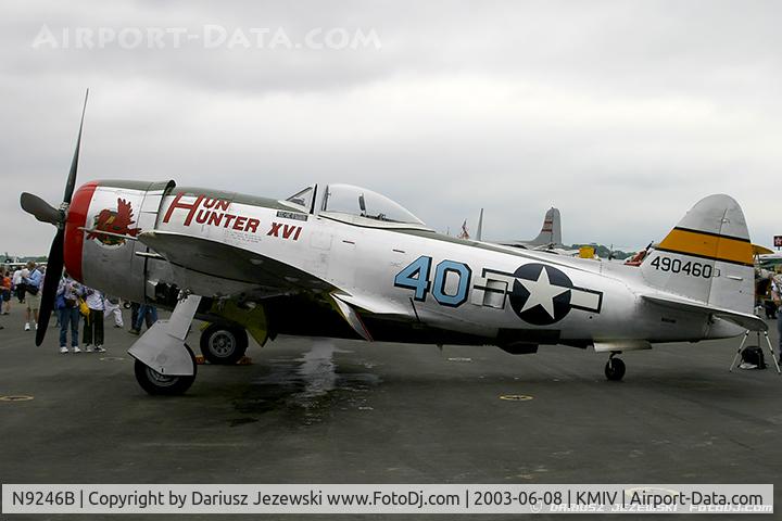 N9246B, 1944 Republic P-47D Thunderbolt C/N 339-55605, Republic P-47D Thunderbolt 