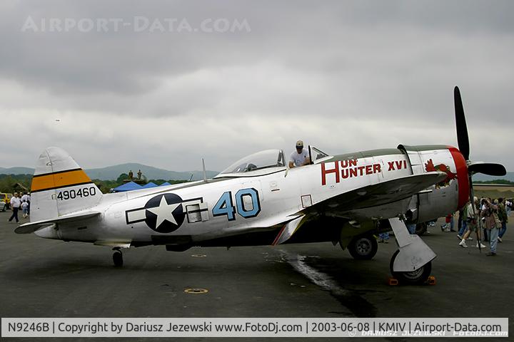 N9246B, 1944 Republic P-47D Thunderbolt C/N 339-55605, Republic P-47D Thunderbolt 