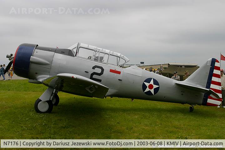 N7176, 1945 North American AT-6C Harvard IIA C/N 88-10154, North American Harvard Mk.II 