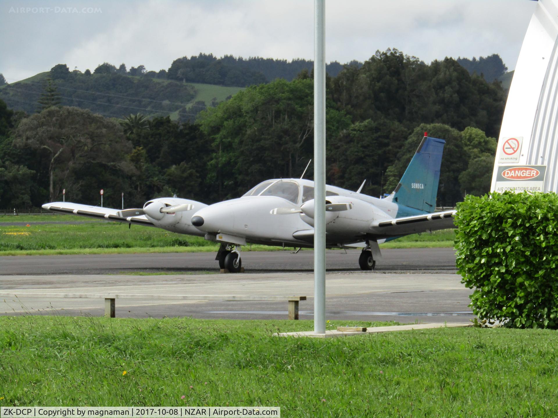 ZK-DCP, 1980 Piper PA-34-200T Seneca II C/N 34-8070355, languishing at AMZ