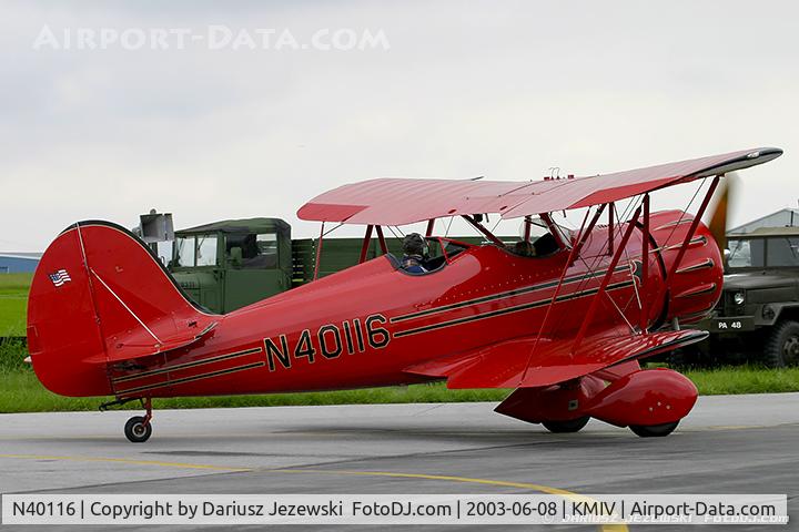 N40116, Classic Aircraft Corp WACO YMF C/N F5-024, Waco YMF C/N F5-024, N40116
