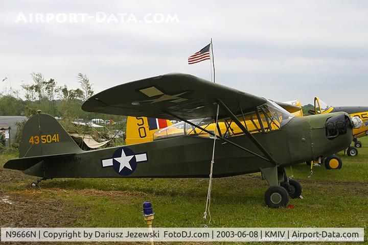 N9666N, 1942 Taylorcraft DC-65 C/N L-5041, Taylorcraft DC-65  C/N L-5041, N9666N