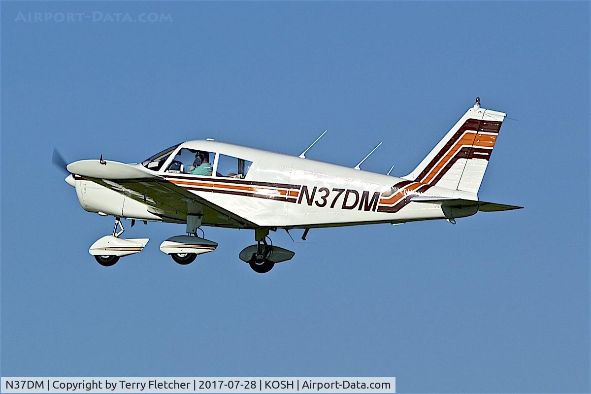 N37DM, 1968 Piper PA-28-140 Cherokee C/N 28-25245, at 2017 EAA AirVenture at Oshkosh