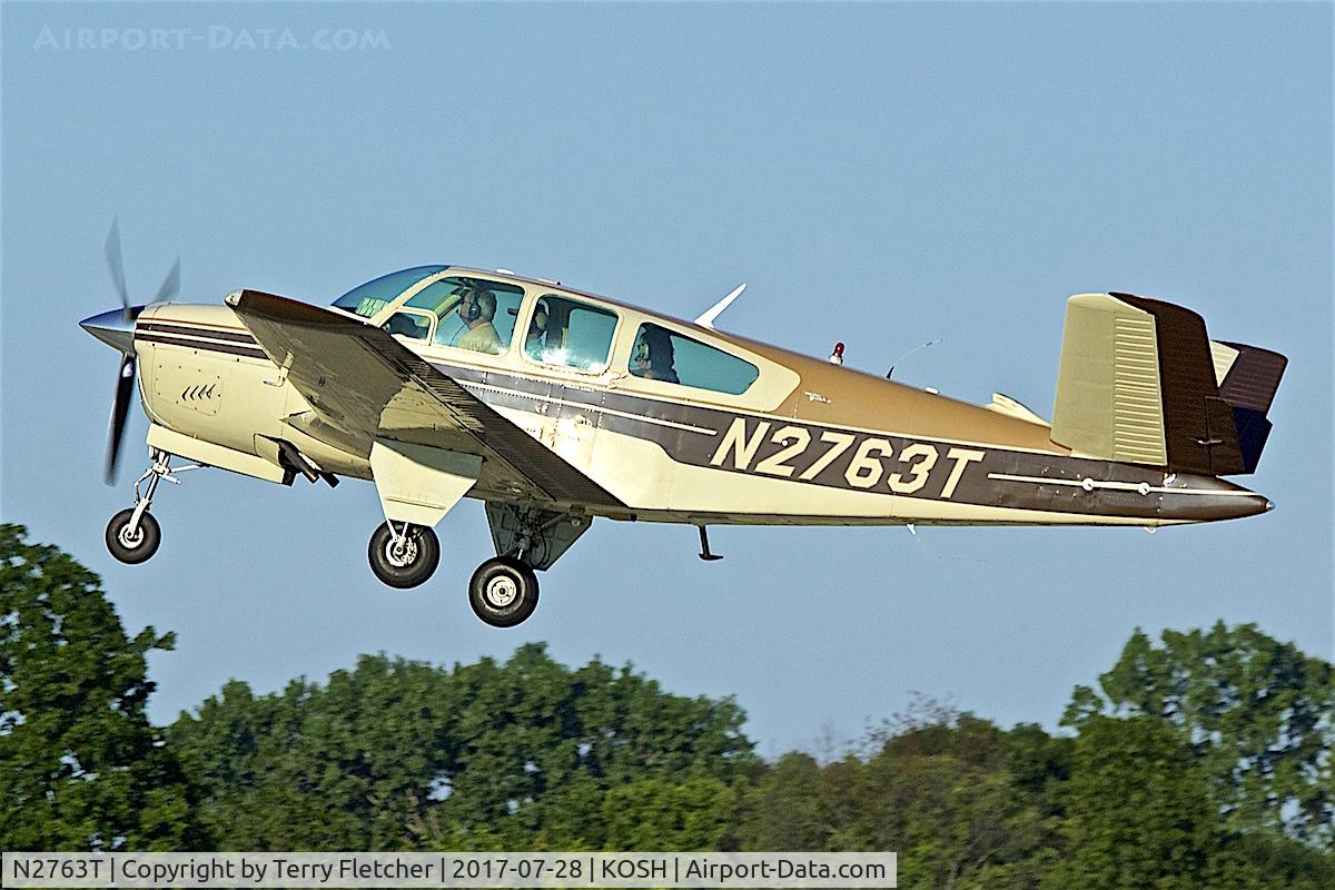 N2763T, 1967 Beech V35 Bonanza C/N D-8469, at 2017 EAA AirVenture at Oshkosh