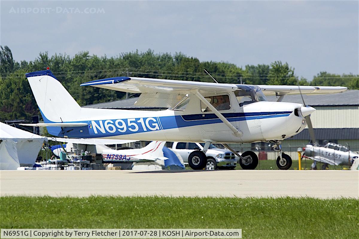 N6951G, 1970 Cessna 150L C/N 15072451, at 2017 EAA AirVenture at Oshkosh