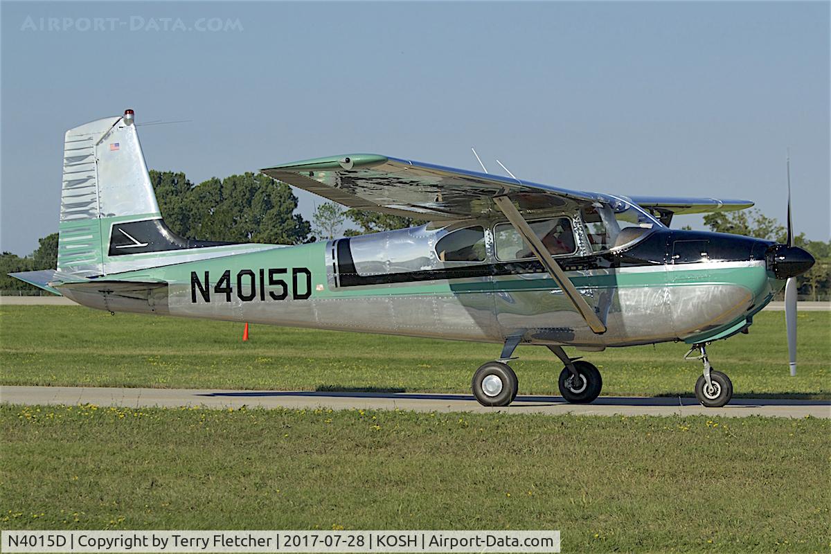 N4015D, 1957 Cessna 182A Skylane C/N 34715, at 2017 EAA AirVenture at Oshkosh
