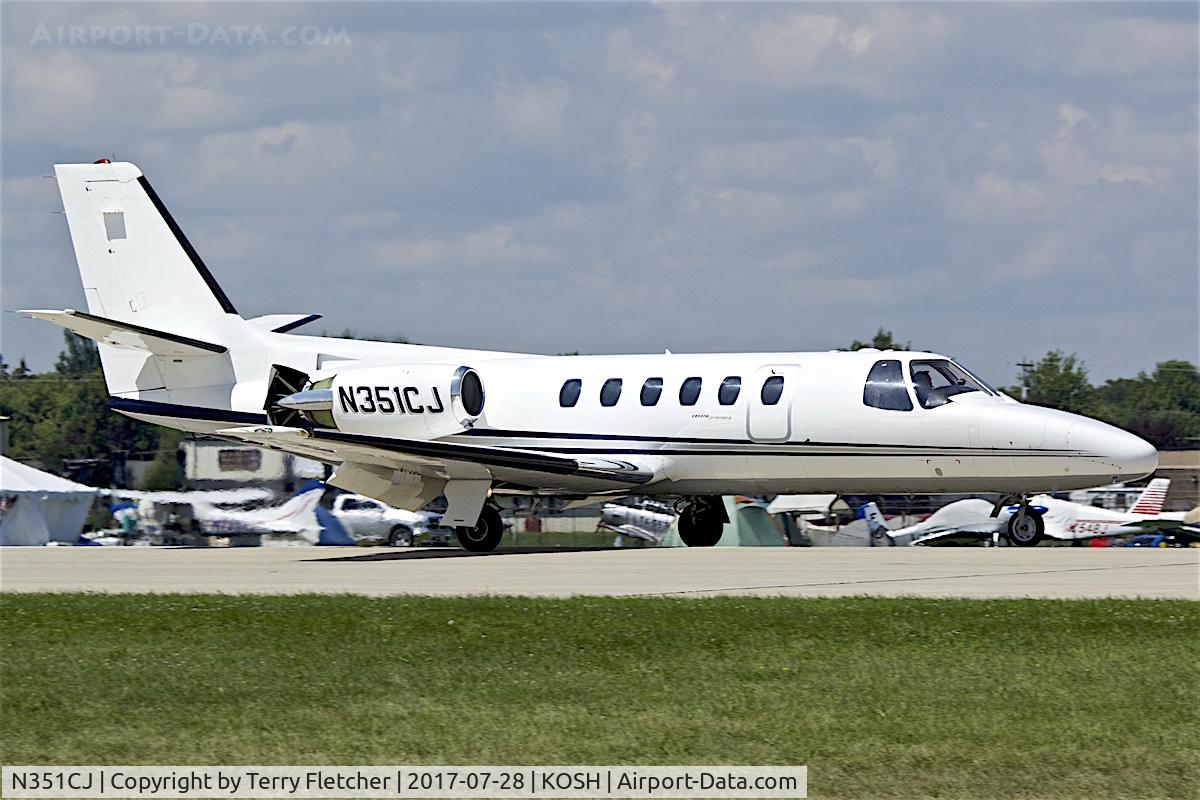 N351CJ, 1982 Cessna 550 Citation C/N 550-0351, at 2017 EAA AirVenture at Oshkosh