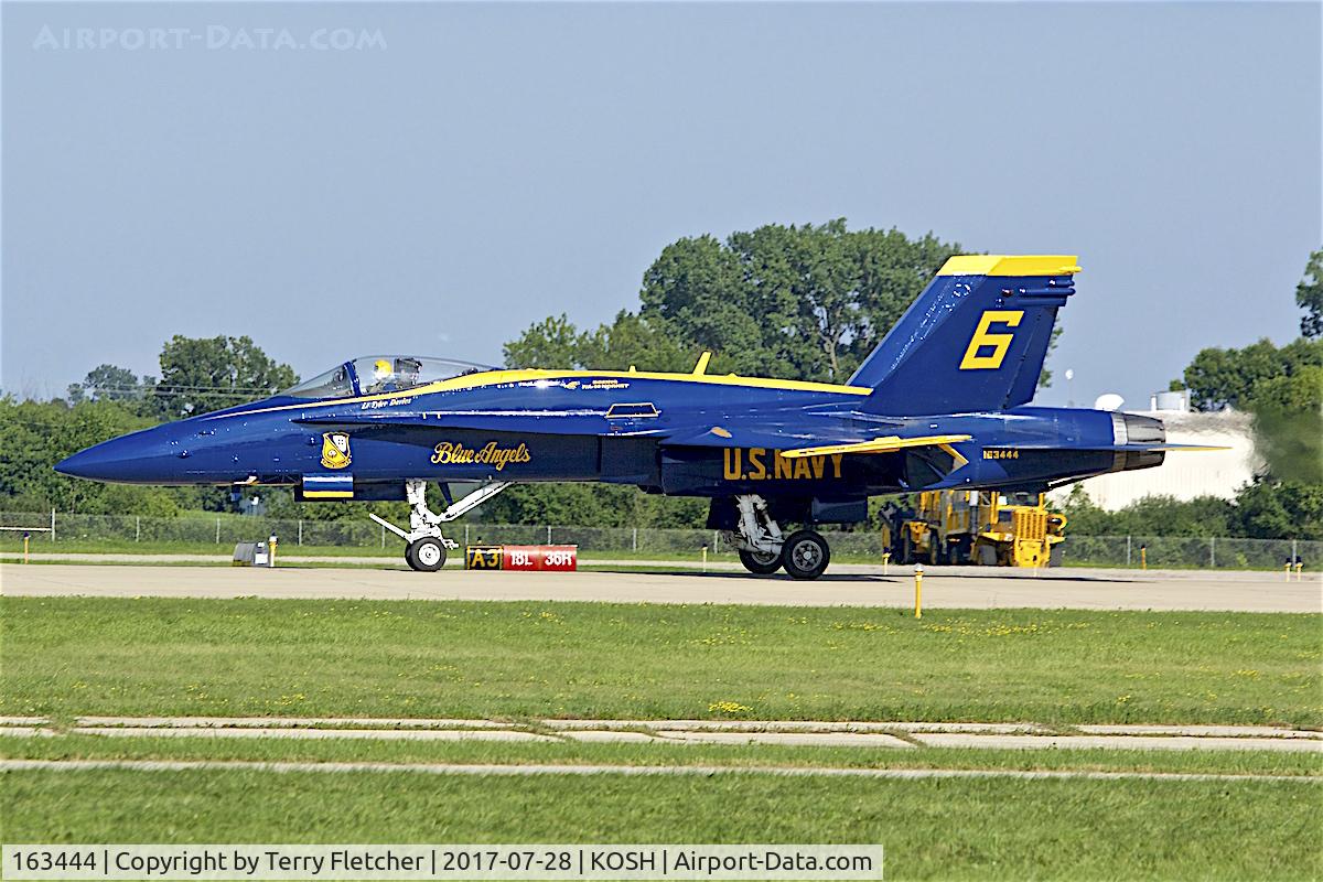 163444, 1987 McDonnell Douglas F/A-18C Hornet C/N 0648/C015, at 2017 EAA AirVenture at Oshkosh