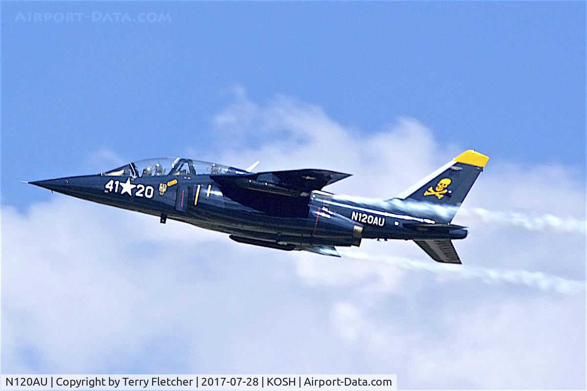 N120AU, 1981 Dassault-Dornier Alpha Jet A C/N 0120, at 2017 EAA AirVenture at Oshkosh