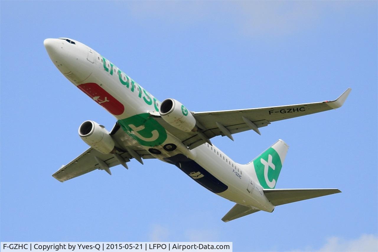 F-GZHC, 2008 Boeing 737-8K2 C/N 29651, Boeing 737-8K2, Take off rwy 24, Paris-Orly Airport (LFPO-ORY)
