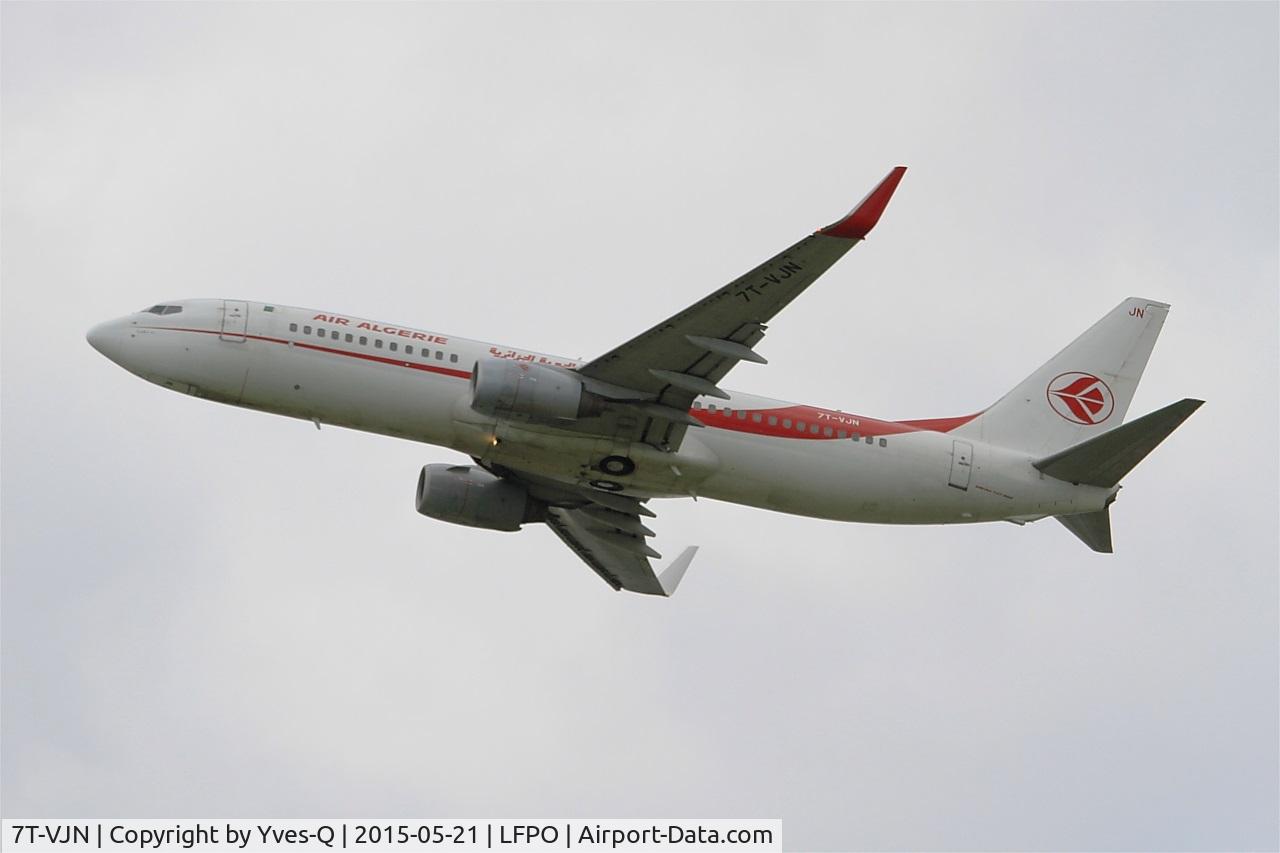 7T-VJN, 2001 Boeing 737-8D6 C/N 30206, Boeing 737-8D6, Take off rwy 24, Paris-Orly airport (LFPO-ORY)
