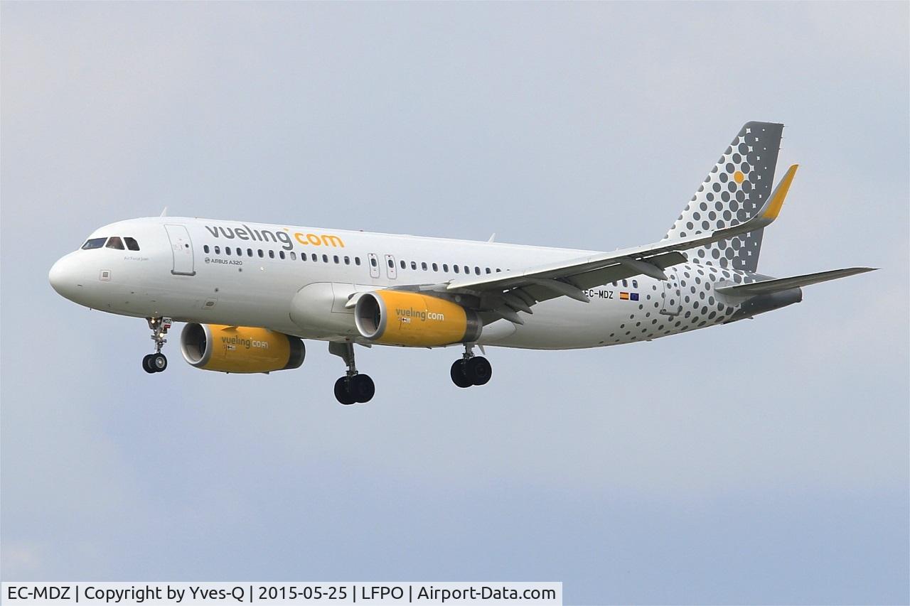 EC-MDZ, 2014 Airbus A320-232 C/N 6377, Airbus A320-232, Short approach Rwy 26, Paris-Orly Airport (LFPO-ORY)