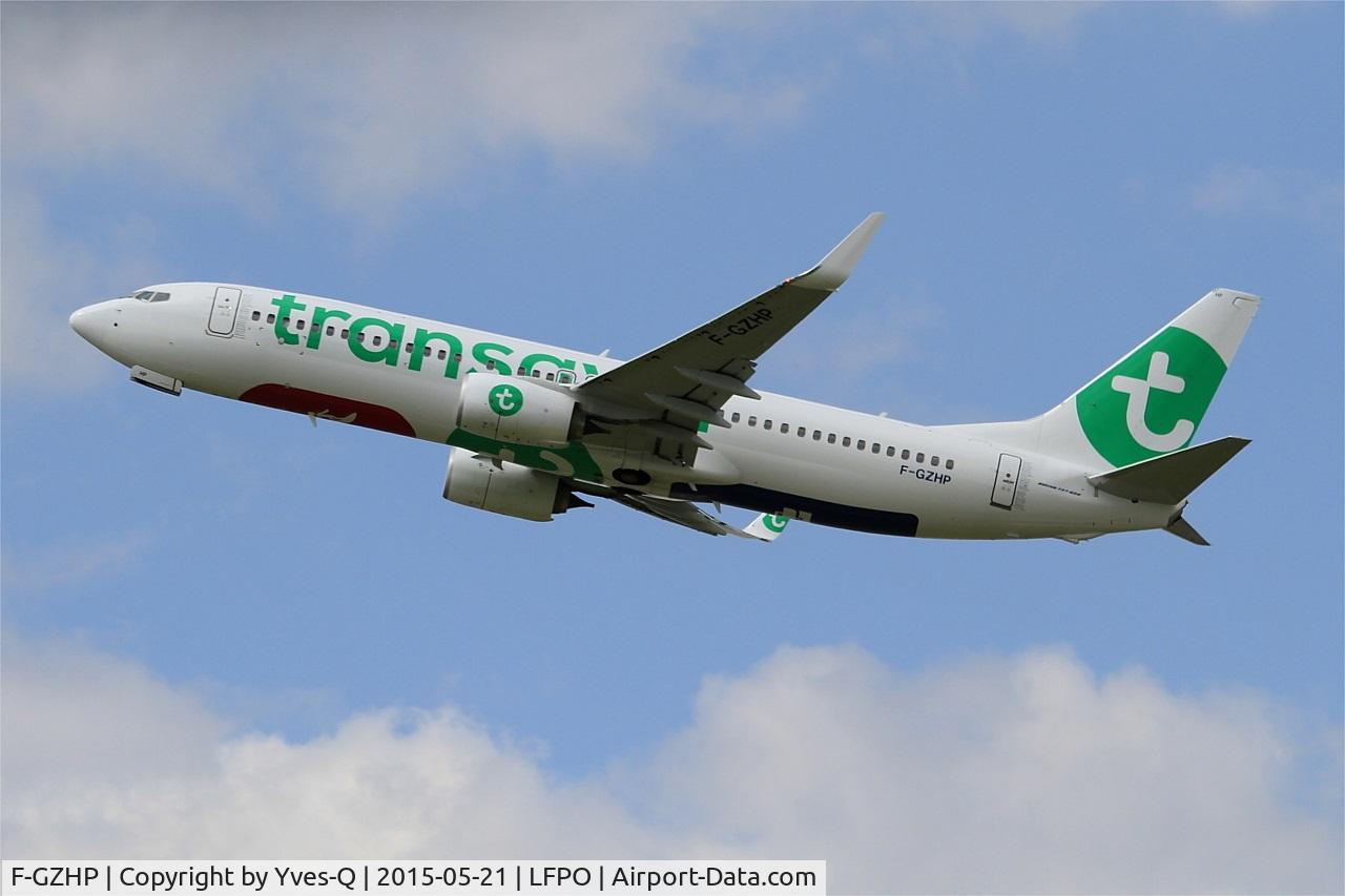 F-GZHP, 2000 Boeing 737-8K2 C/N 44566, Boeing 737-8K2, Take off rwy 24, Paris-Orly Airport (LFPO-ORY)