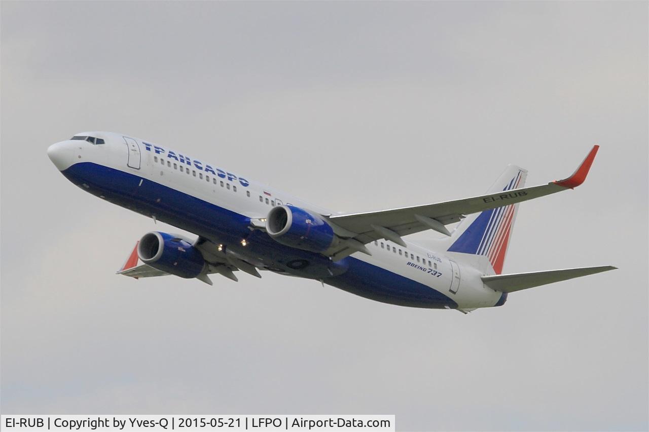 EI-RUB, 2007 Boeing 737-85P C/N 33982, Boeing 737-85P, Take off rwy 24, Paris-Orly Airport (LFPO-ORY)