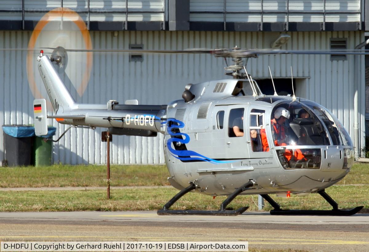 D-HDFU, 1975 MBB Bo-105CBS-5 C/N S-206, check after maintenance