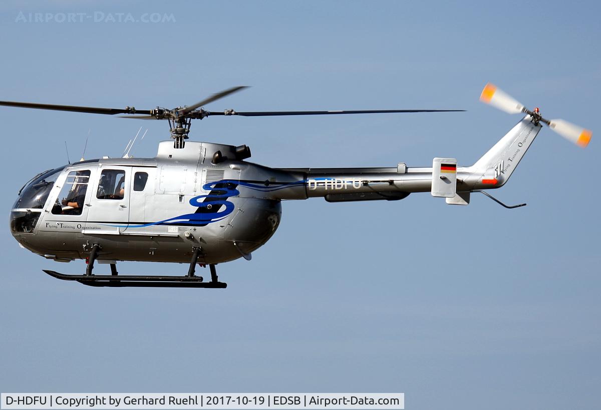 D-HDFU, 1975 MBB Bo-105CBS-5 C/N S-206, testflight