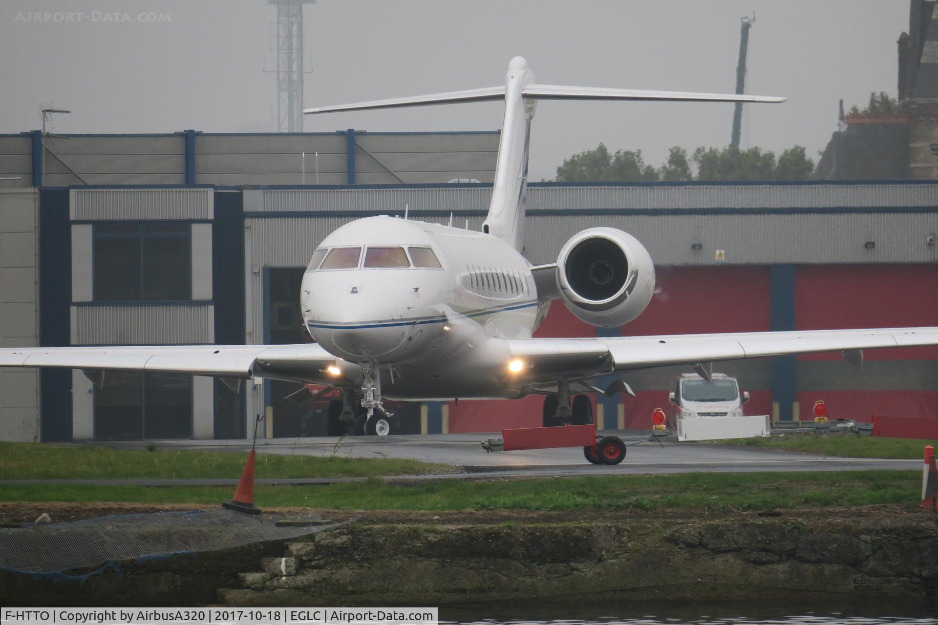 F-HTTO, 2016 Bombardier BD-700-1A11 Global 5000 C/N 9755, Departing London City