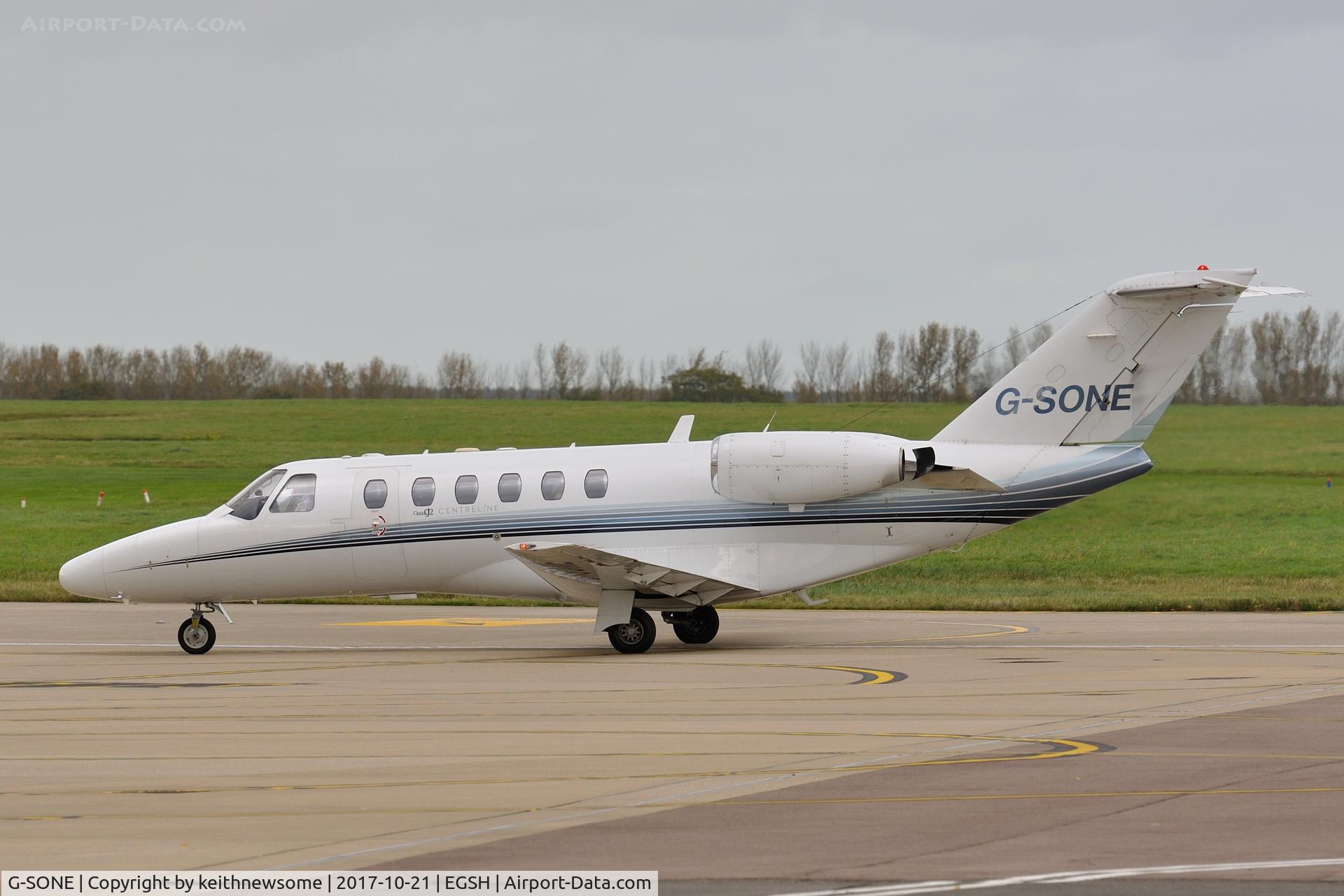G-SONE, 2001 Cessna 525A CitationJet CJ2 C/N 525A-0031, Return Visitor.