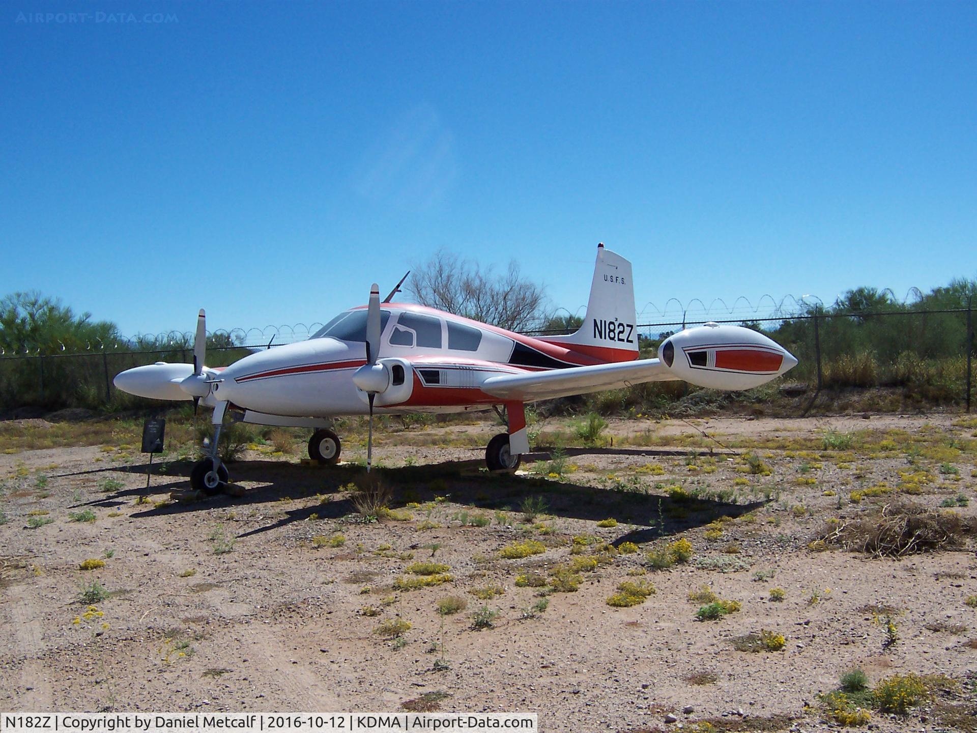 N182Z, 1958 Cessna U-3A Blue Canoe (310A) C/N 38157, Pima Air & Space Museum