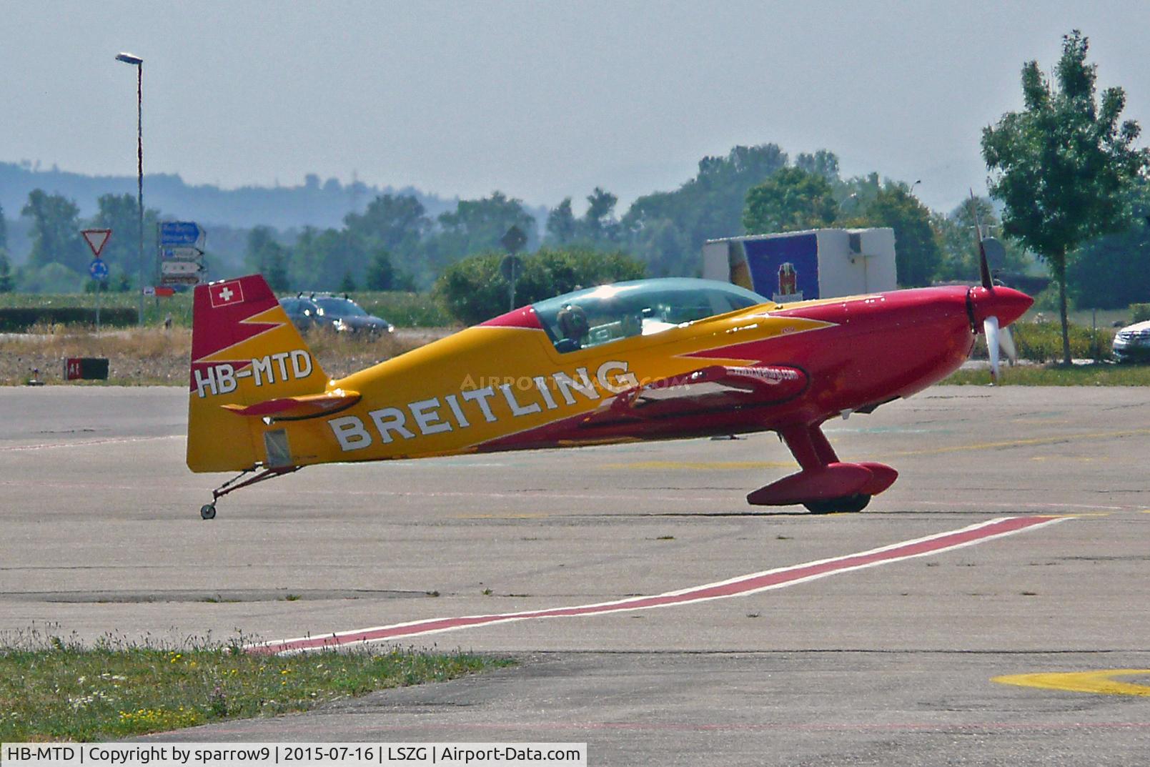 HB-MTD, 2008 Extra EA-200 C/N 1041, Back from some aerobatics