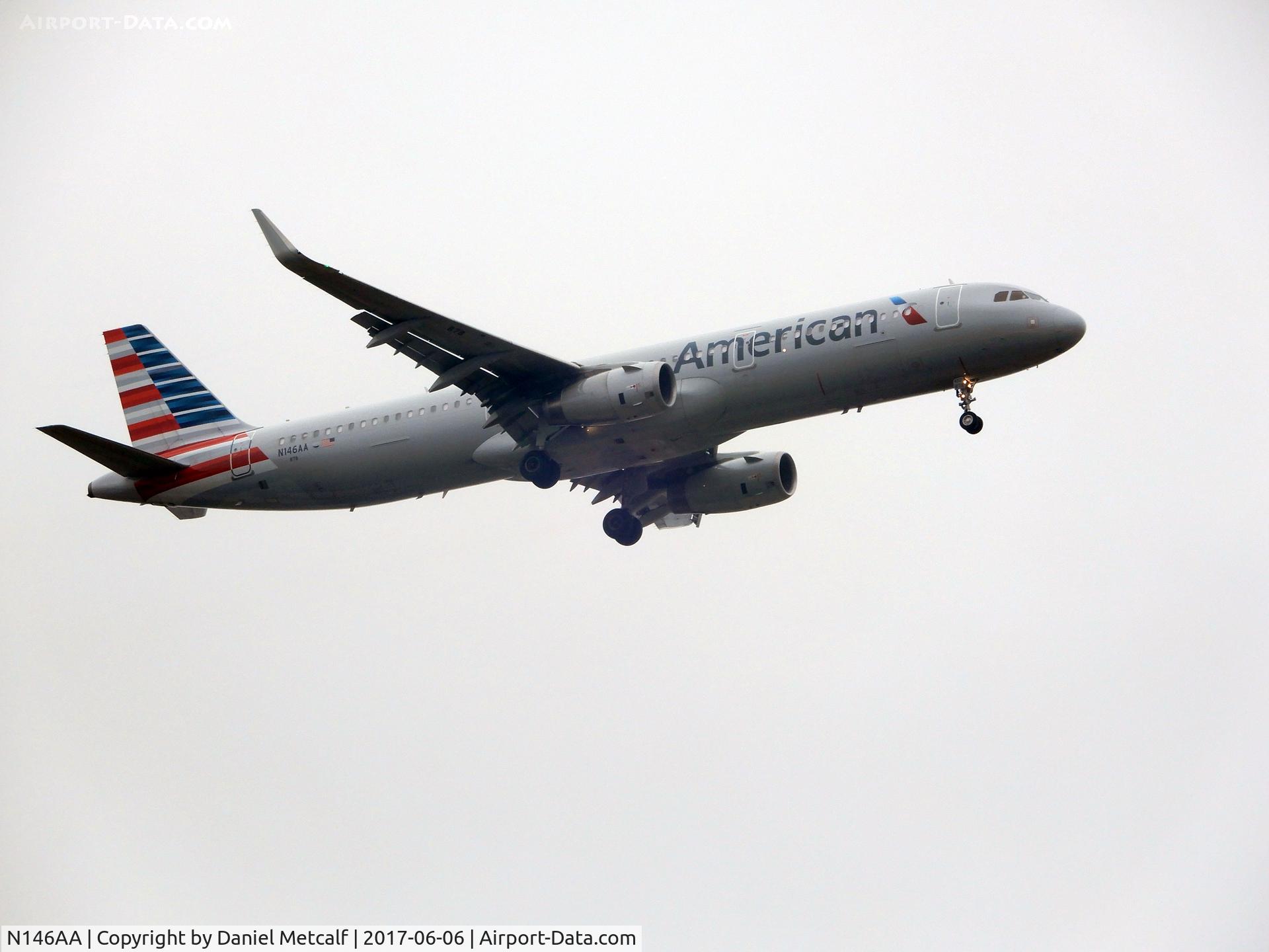 N146AA, 2015 Airbus A321-231 C/N 6761, On its way to San Diego