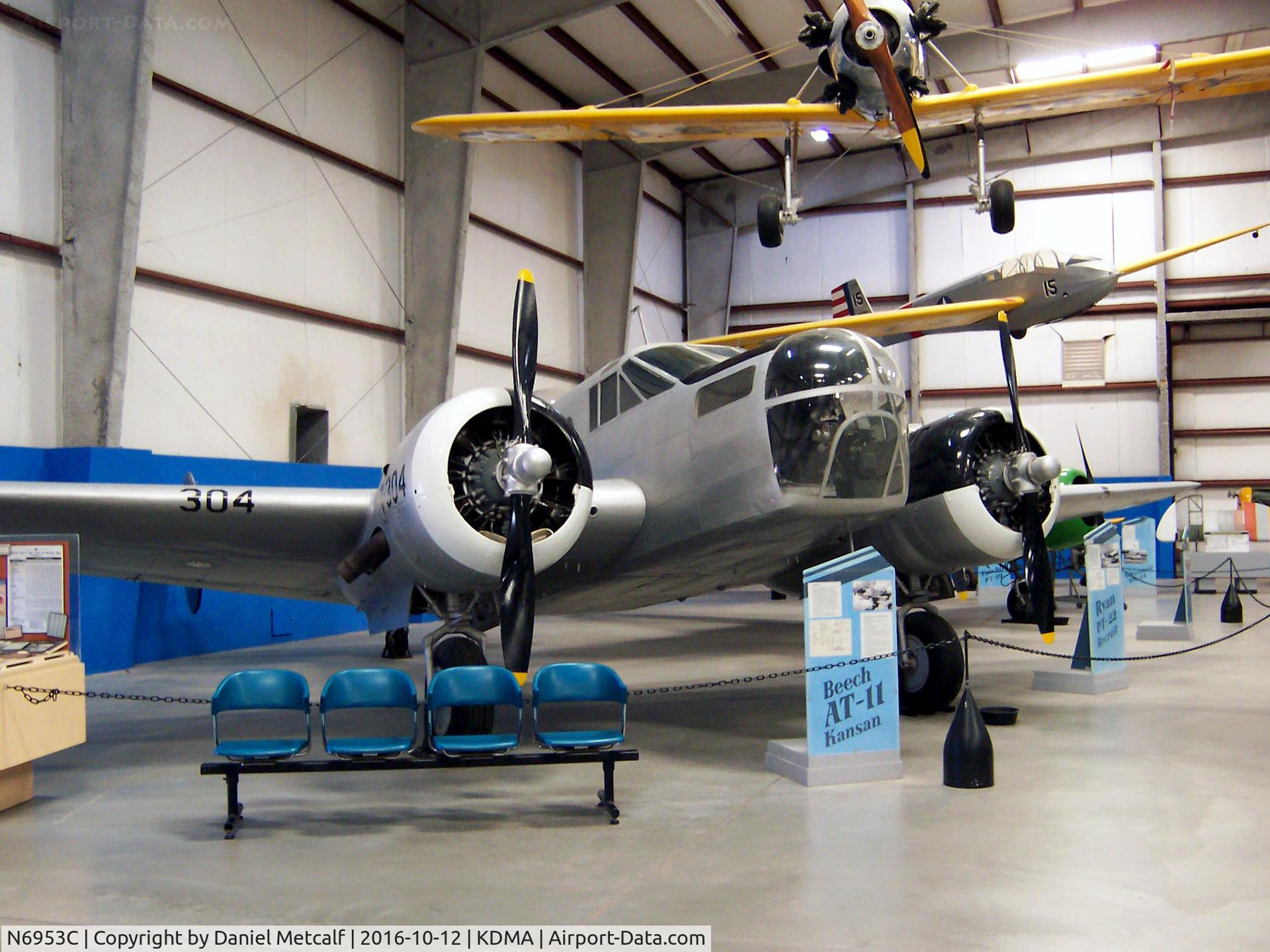 N6953C, Beech AT-11 Kansan C/N 1003, Pima Air & Space Museum