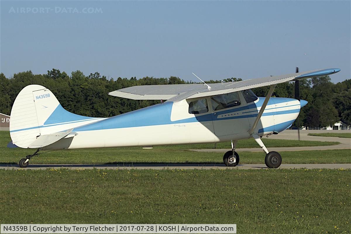 N4359B, 1955 Cessna 170B C/N 26703, at 2017 EAA AirVenture at Oshkosh
