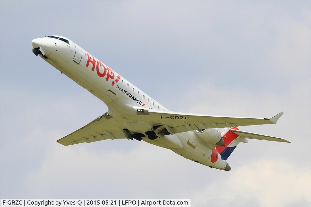 F-GRZC, 2001 Canadair CRJ-702 (CL-600-2C10) Regional Jet C/N 10008, Canadair Regional Jet CRJ-702, Take off rwy 24, Paris-Orly Airport (LFPO-ORY)