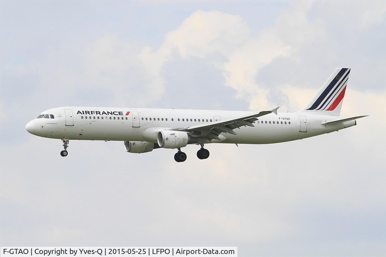 F-GTAO, 2007 Airbus A321-211 C/N 3098, Airbus A321-211, Short approach Rwy 26, Paris-Orly Airport (LFPO-ORY)