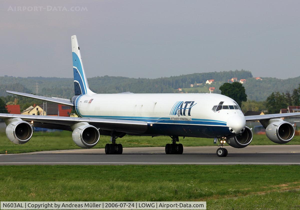 N603AL, 1969 Douglas DC-8-73F C/N 46003, Cargo Flight.