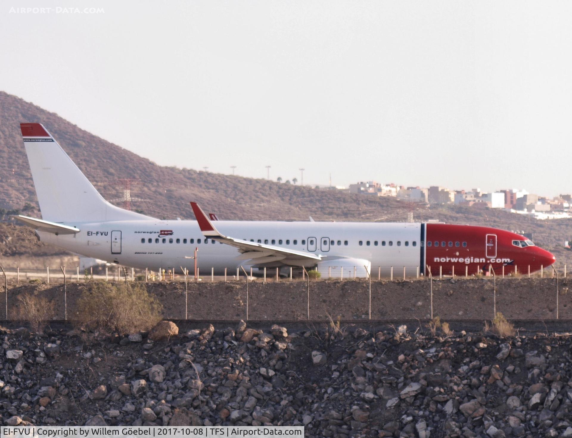 EI-FVU, 2017 Boeing 737-800 C/N 42088, Taxi to runway of Ternerife South